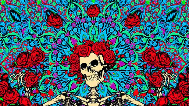 дизайн одной из записей Тhe Grateful Dead