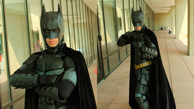 предыдущий проект Джексона Гордона - костюм Темного рыцаря