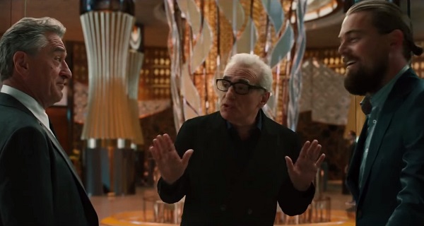 Мартин Скорсезе с Ди Каприо и Де Ниро