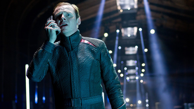 актер Саймон Пегг в фильме "Стартрек: Возмездие"