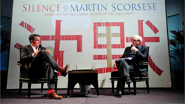 презентация проекта фильма "Молчание" в Каннах в 2014 году