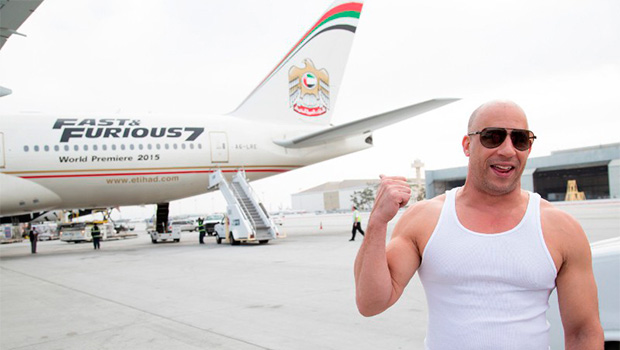 Вин Дизель и боинг Fast & Furious 777