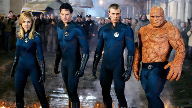 кадр из фильма "Фантастическая четверка"