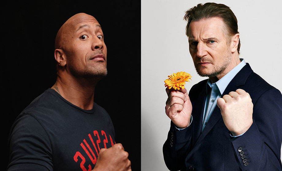 Дуэйн Джонсон и Лиам Нисон