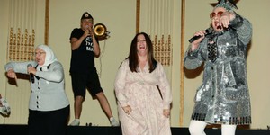 Верка Сердючка отожгла со звездами фильма «Шпионка»