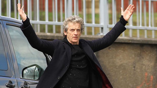 Питер Капальди на съемках девятого сезона "Доктор Кто"