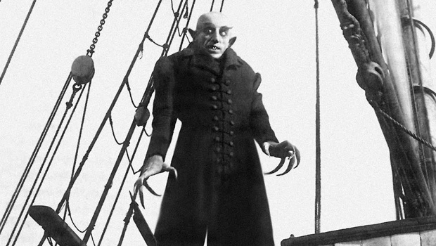 кадр из фильма "Носферату" Мурнау