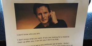 Американец угрозой из «Заложницы» заставил детей помыть посуду