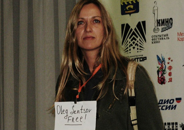 Марина Врода на фестивале "Киношок". Фото Ольга Шервуд, ukrkino.com.ua