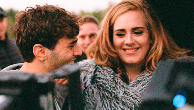 Ксавье Долан и Адель на съемках клипа Hello