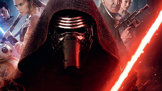 Кайло Рен на постере фильма "Звездные войны: Пробуждение силы"