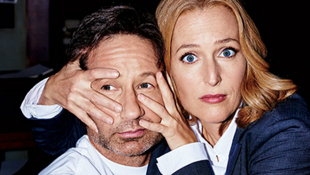 Дэвид Духовны и Джиллиан Андерсон в промофотосессии к новым "Секретным материалам"