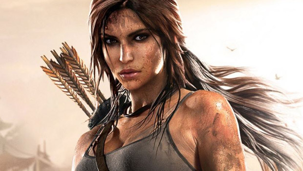 Лара Крофт в компьютерной игре Tomb Rider