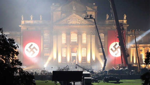 съемки "Трансформеров 5" в Бленхеймском дворце