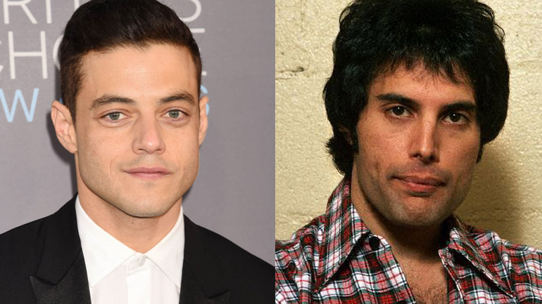 Рами Малек и Фредди Меркьюри