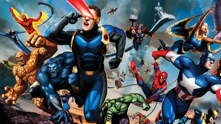 разлиные супергерои Marvel