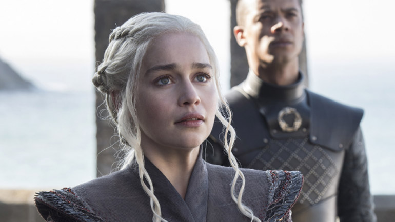 кадр из 1 серии 7 сезона "Игры престолов"