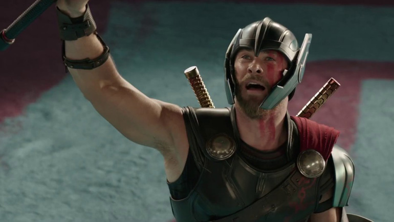 кадр из фильма "Тор: Рагнарек"