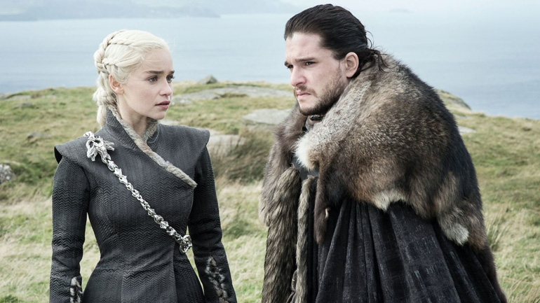 кадр из 5 серии 7 сезона "Игры престолов"