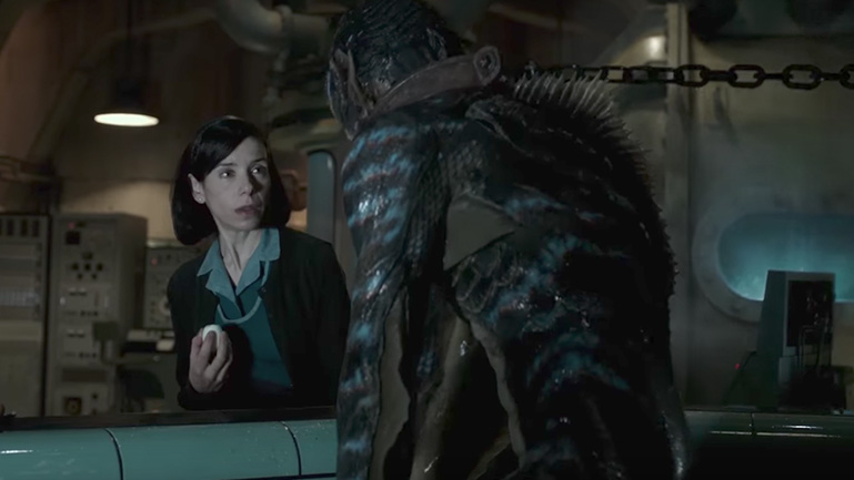 кадр из фильма «Форма воды»