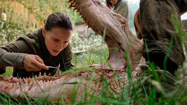 кадр из фильма "Аннигиляция"