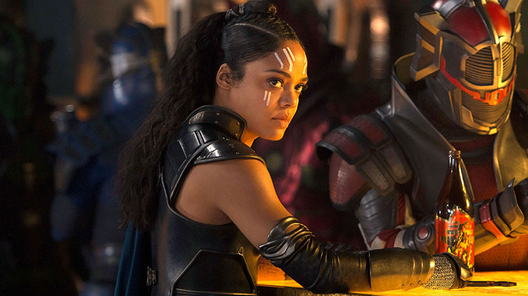 Тесса Томпсон в фильме "Тор: Рагнарёк"