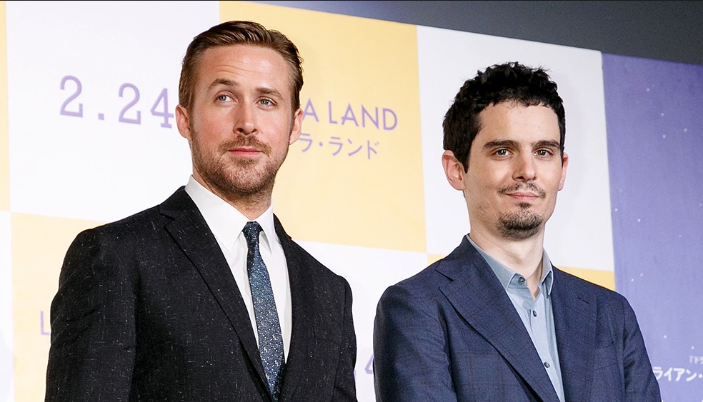 Райан Гослинг и режиссер Дэмьен Шазелл