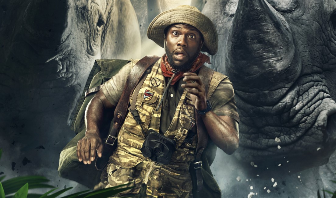 Кевин Харт в фильме "Джуманджи: Зов джунглей"