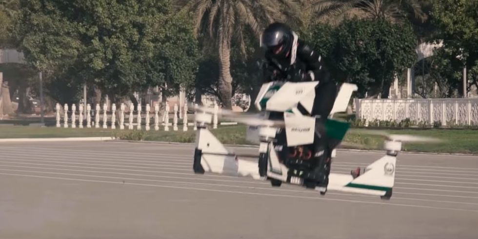 Летающий мотоцикл модели Hoverbike Scorpion 3