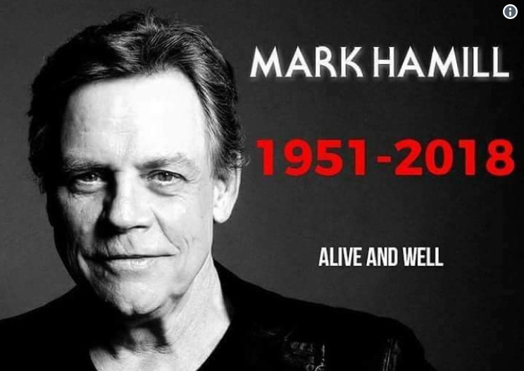 Марк Хэмилл говорит, что "жив и здоров" 