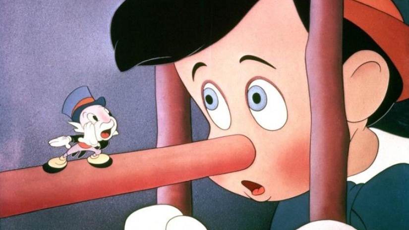 Кадр из мультфильма "Пиноккио" 