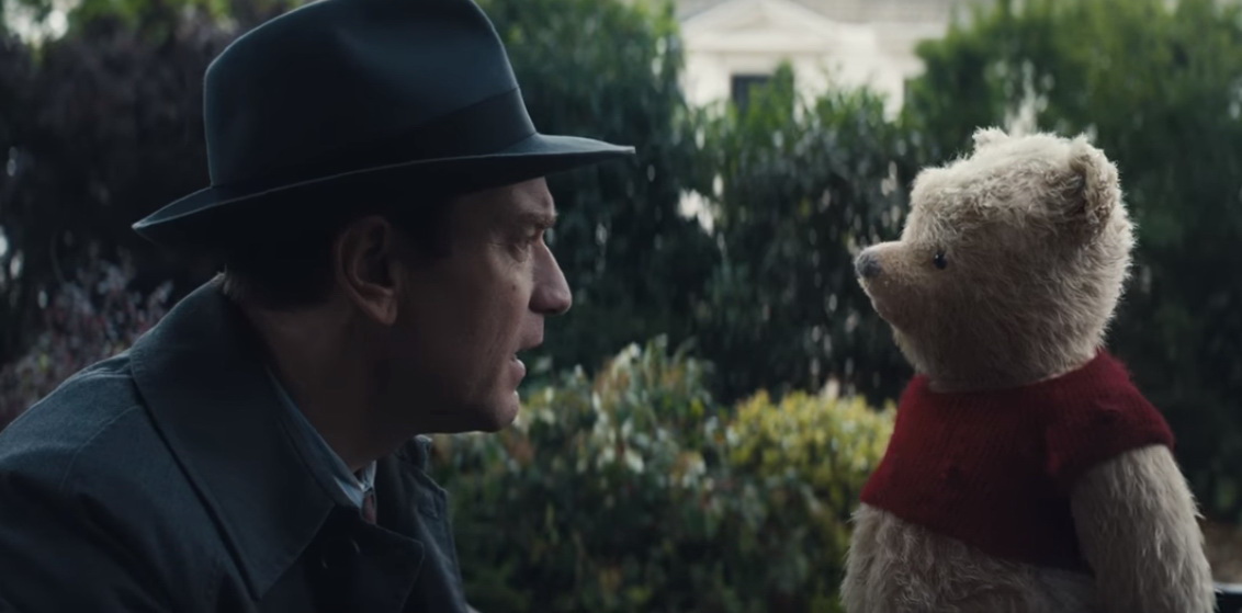 Кадр из трейлера фильма "Кистофер Робин" 