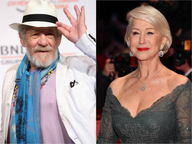 Иэн МакКеллен и Хелен Миррен 