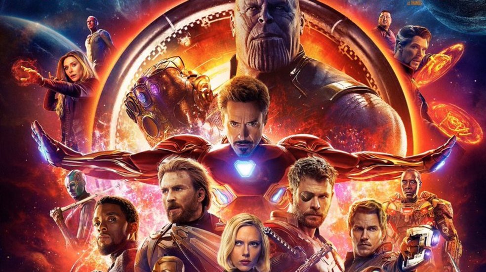 Постер фильма "Мстители: Война бесконечности" 