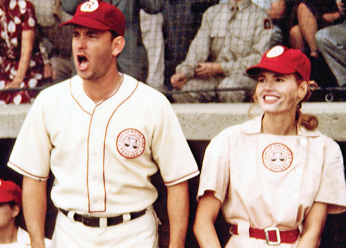 Кадр из фильма "Их собственная лига" 