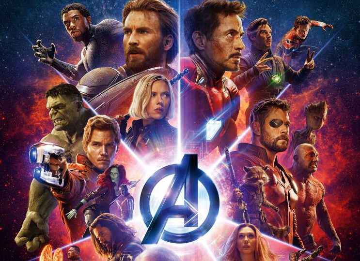 Постер фильма "Мстители: Война бесконечности" для сети IMAX