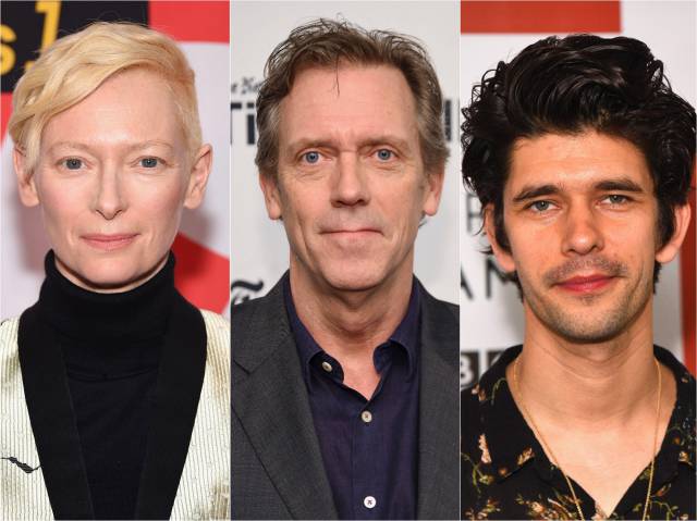 Тильда Суинтон, Хью Лори и Бен Уишоу 