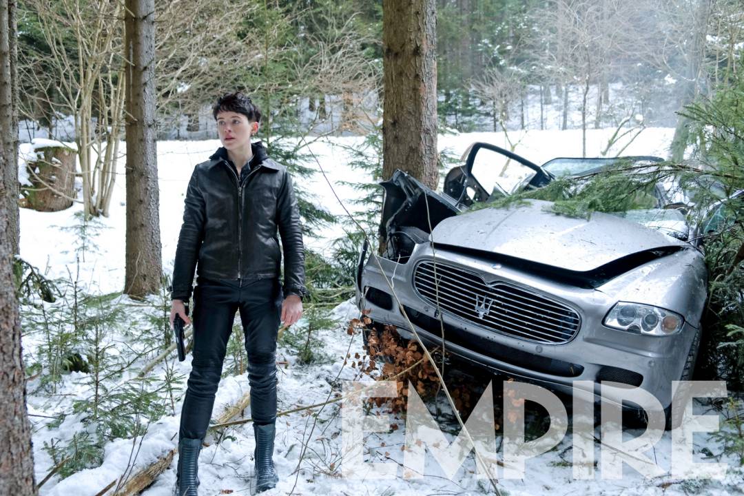 Кадр из фильма "Девушка в паутине"