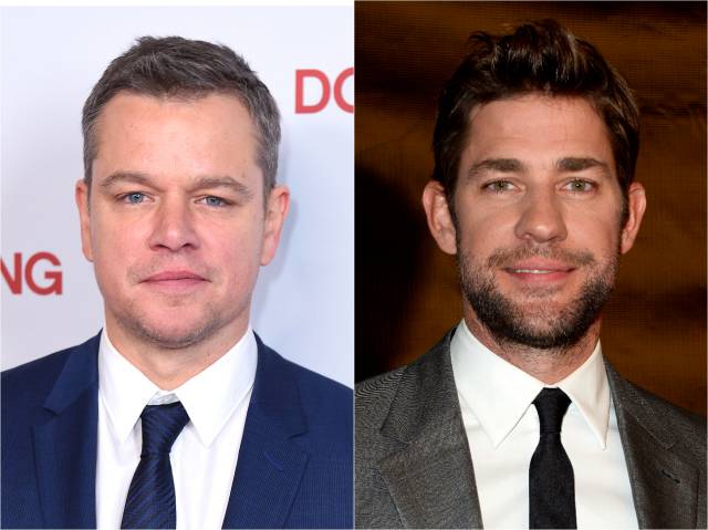 Мэтт Дэймон и Джон Красински 