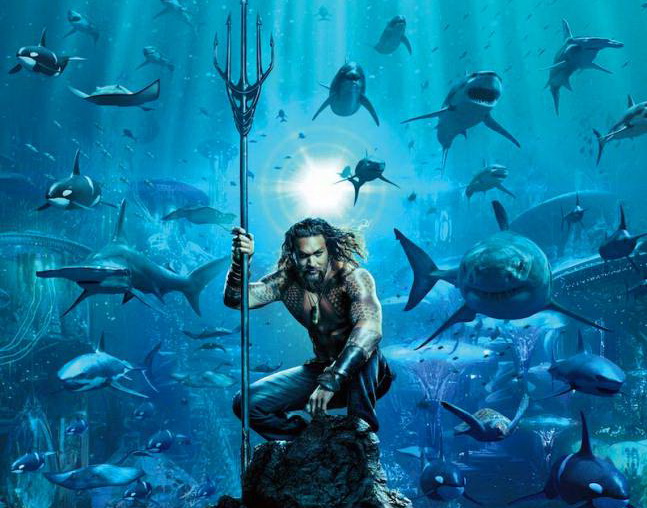 Фрагмент постера к фильму "Аквамен"