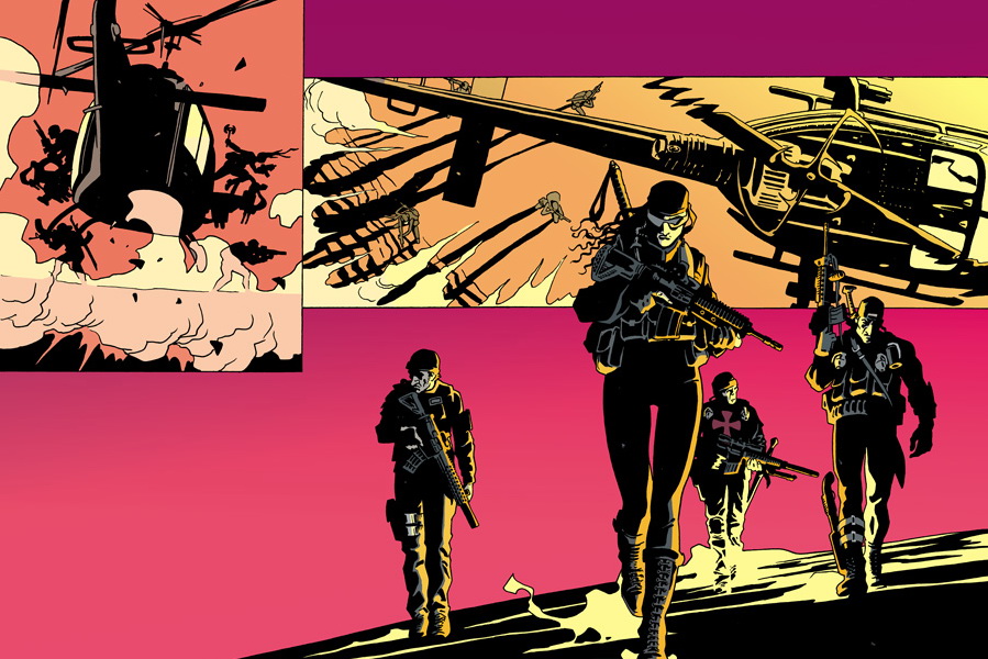 Иллюстрация из комикса "Старая гвардия"