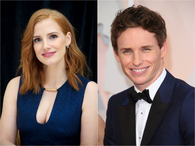 Джессика Честейн и Эдди Редмэйн 