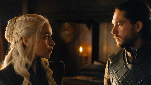 Дейенерис и Джон Сноу из "Игры престолов"