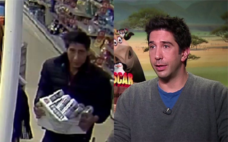 Преступник-двойник Дэвида Швиммера и Дэвид Швиммер