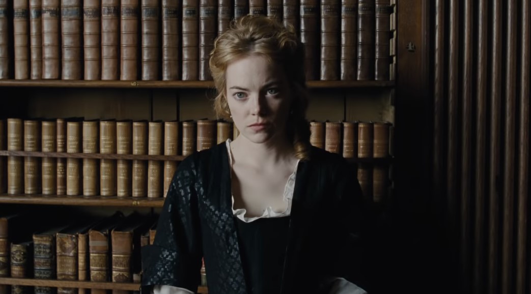 Эмма Стоун в фильме "Фаворитка"