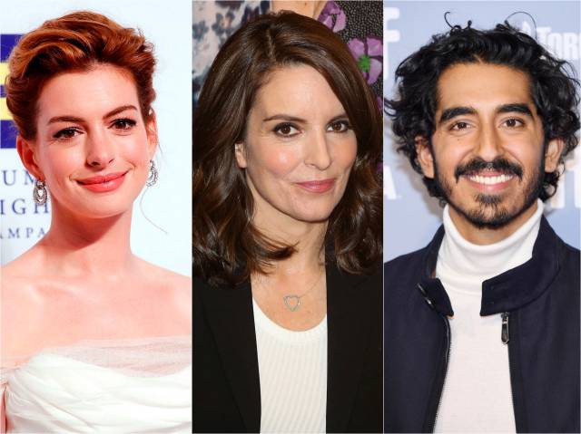 Энн Хэтэуэй, Тина Фей и Дев Патель