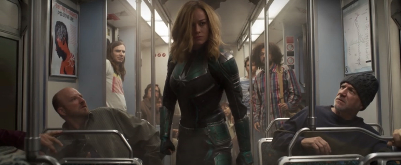 Кадр из второго трейлера фильма "Капитан Марвел"