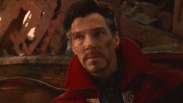 Доктор Стрэндж произносит знаковую фразу в "Войне бесконечности"