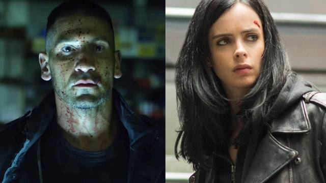 Кадры из сериалов "Каратель" и "Джессика Джонс"