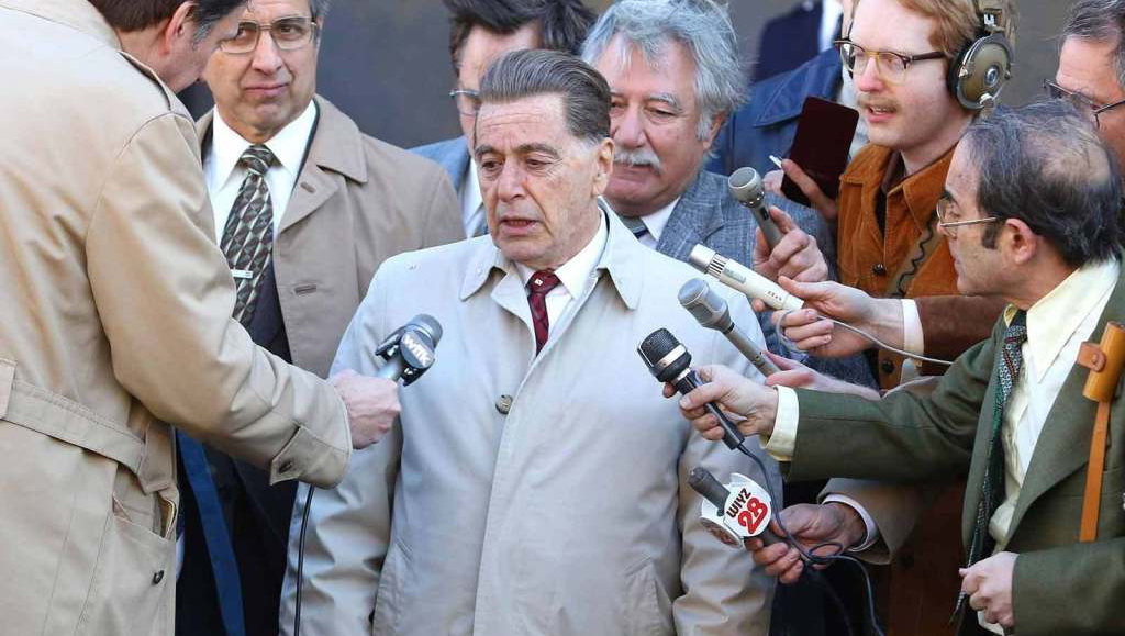 Аль Пачино на съемках "Ирландца" Мартина Скорсезе